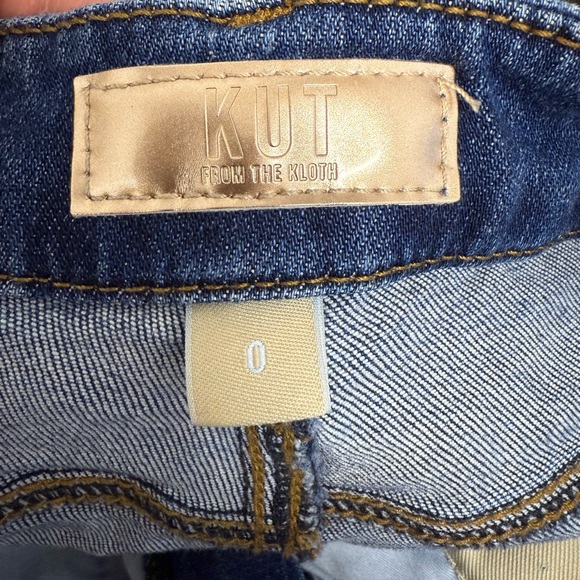 Kut from the Kloth Dark Blue Flare Jeans - Picture 4 of 7